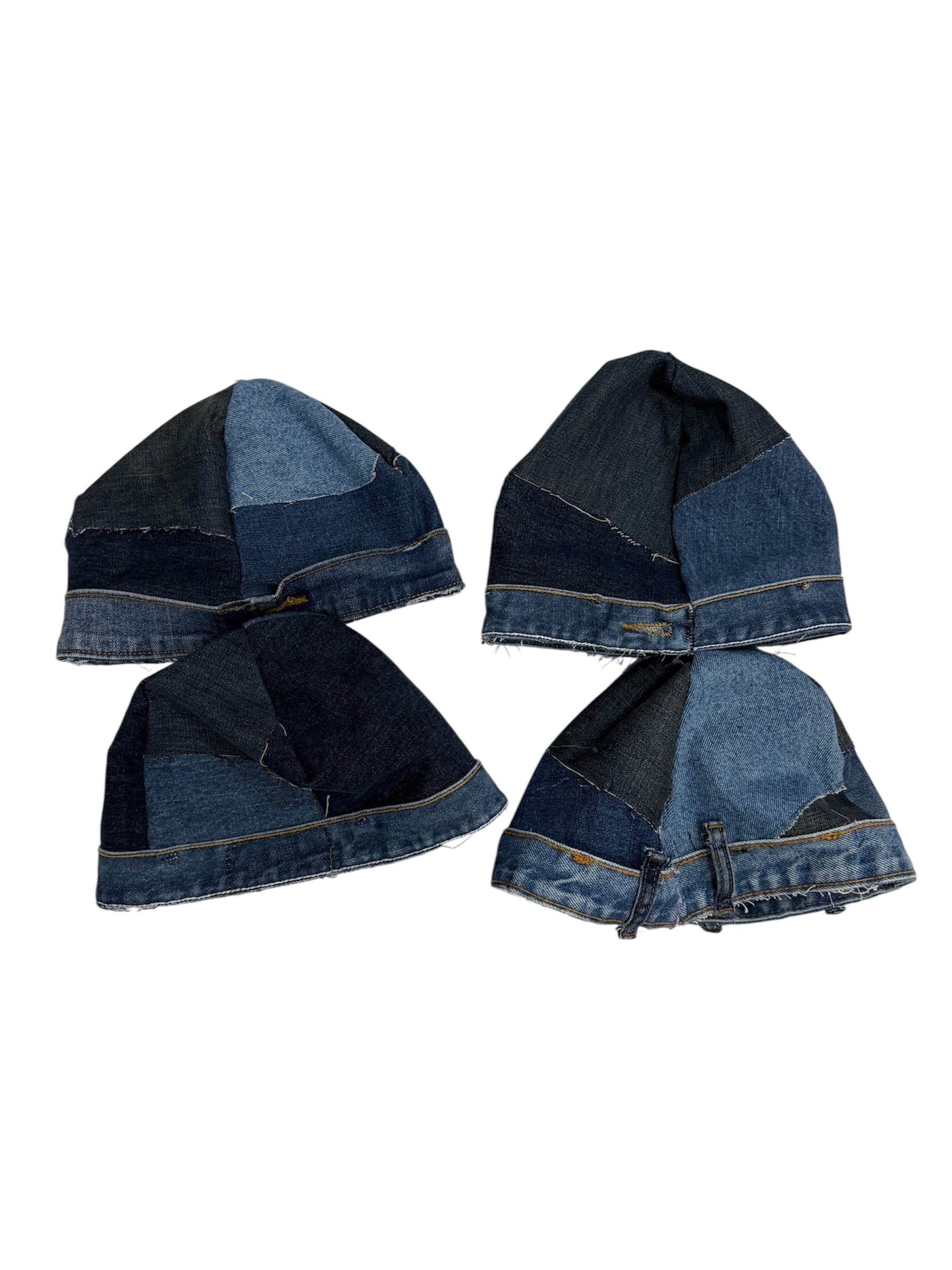 Recycled Denim Beanies